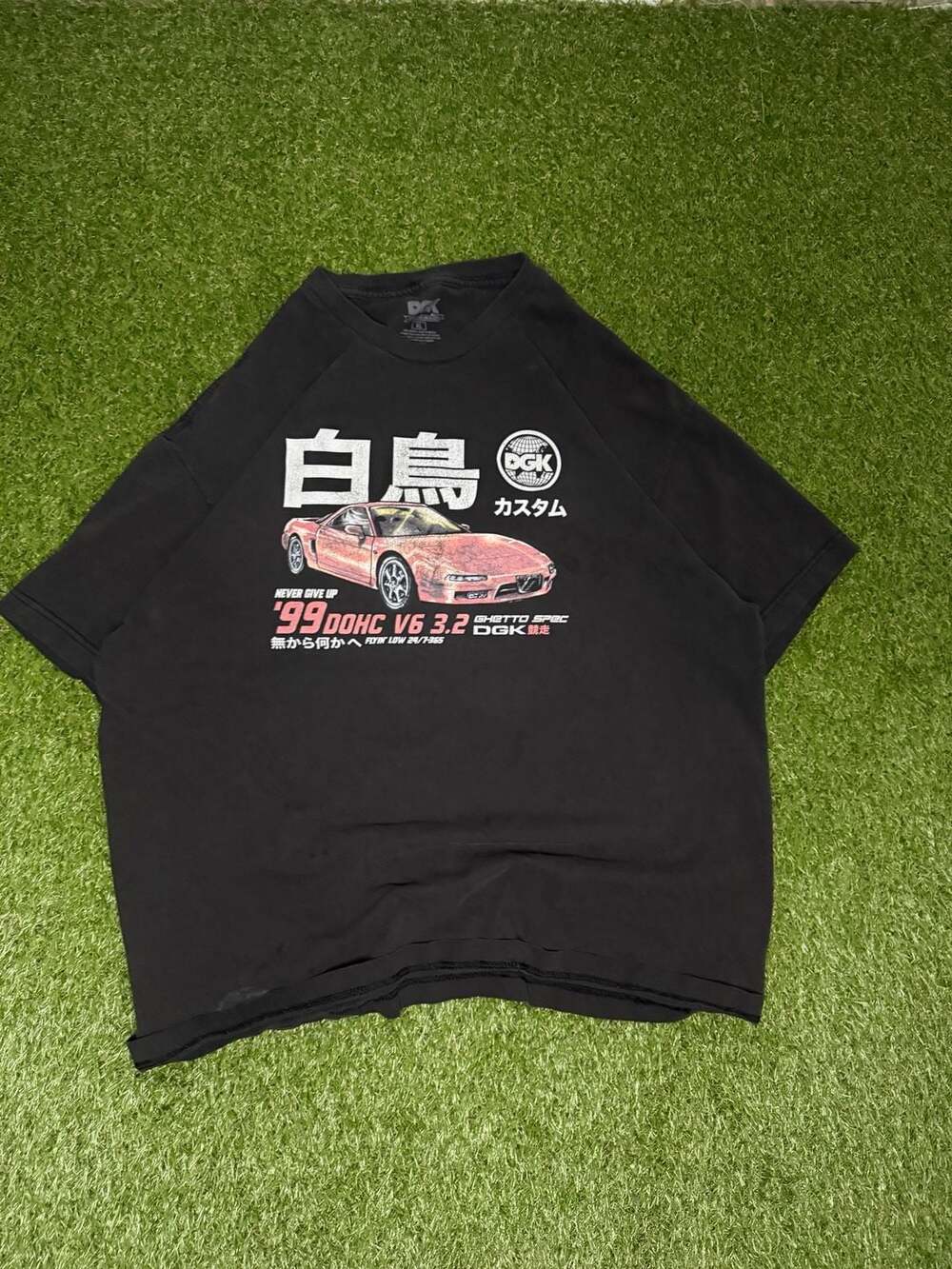 DGK Pole Position NSX JDM Graphic Black T-Shirt